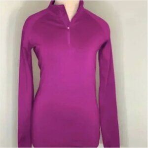 Nike Pro Combat Fuchsia Colored Therma-Fit and Dri Fit Pullover Size S